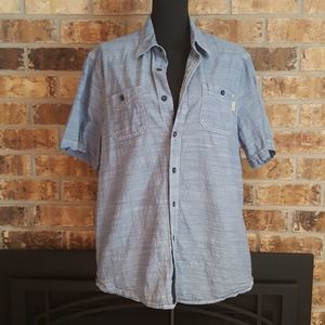 Woolrich Blue Button Down Shirt
